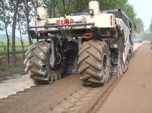 RZ2300，項城S102省道水穩冷再生